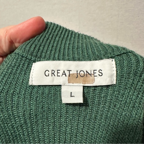 RTR Great Jones Green Knit Dress - size large - Picture 9 of 10